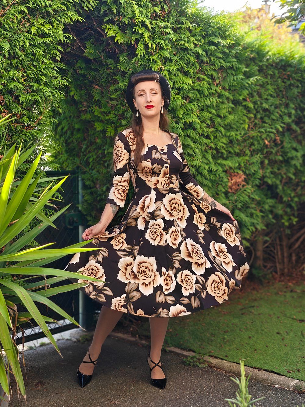 Jasmin Floral Swing Dress